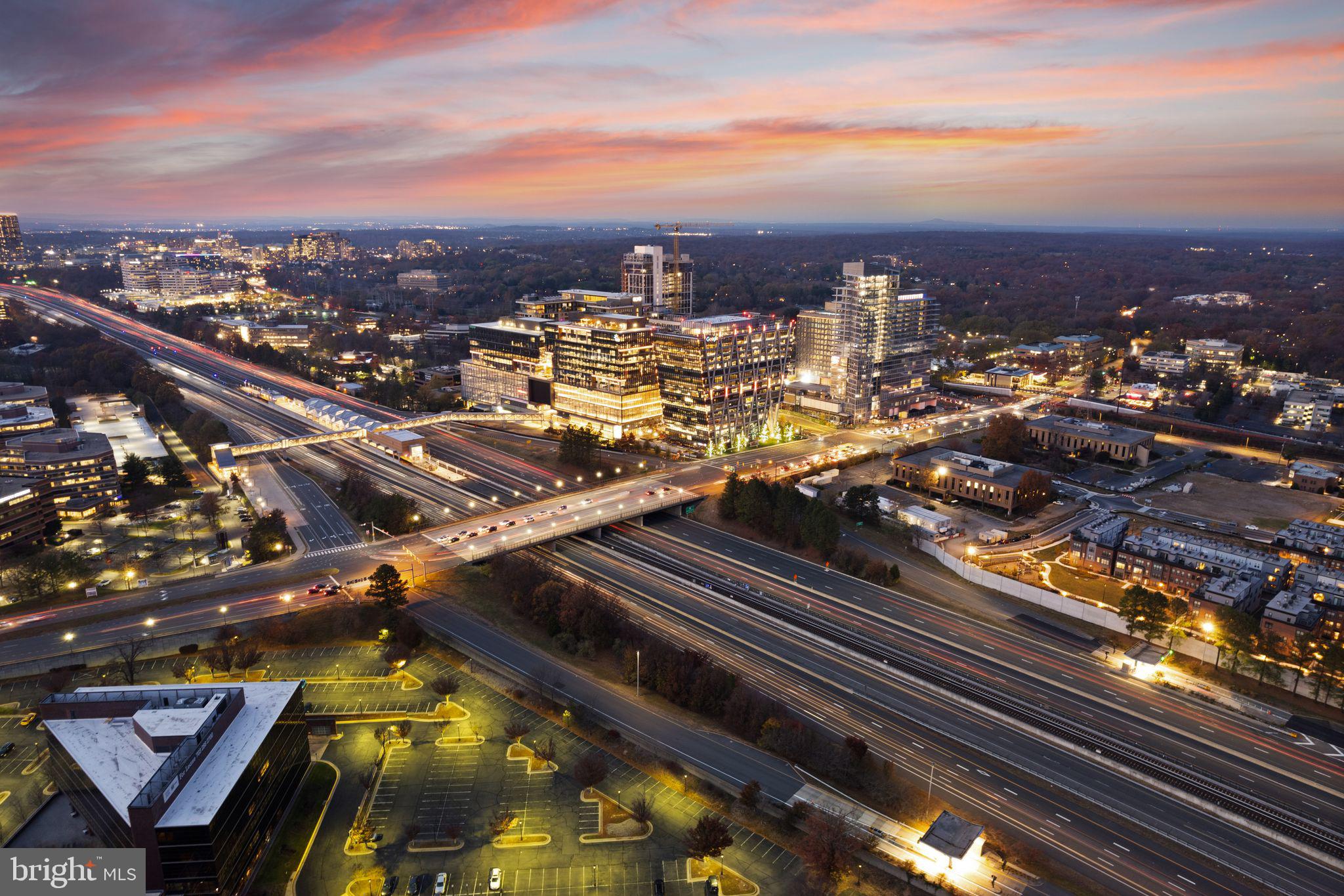 11990 Market Street, Unit 1015 Reston, VA 20190 - Photo 88 of 90 an aerial view of residential houses with city view