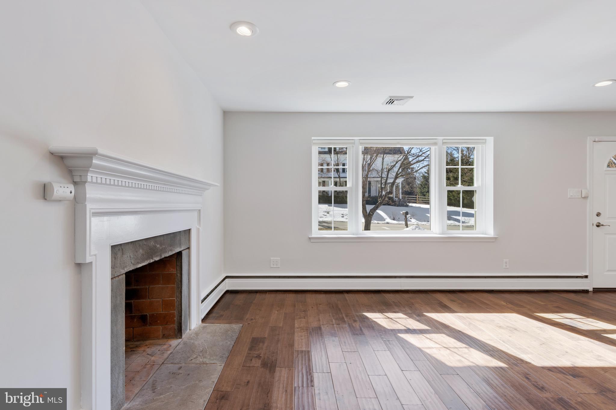 423 Old Lancaster Road Berwyn, PA 19312 - Photo 4 of 20 Living Rm with wood-burning fireplace