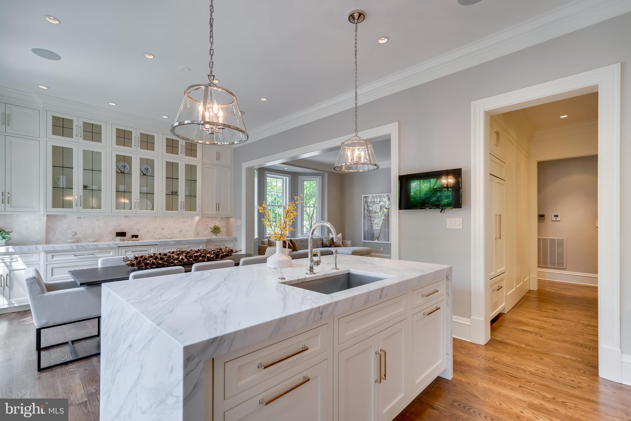 1315 31st Street Northwest Washington, DC 20007 - Photo 14 of 29 GOURMET OPEN KITCHEN OPENING TO GARDEN