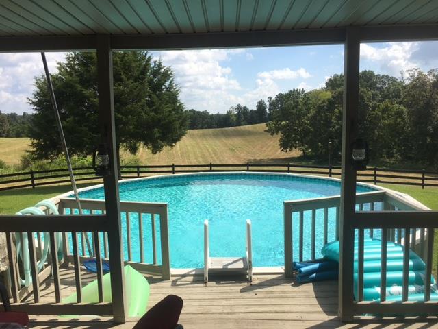 3343 Knight Road Woodlawn, TN 37191 - Photo 16 of 29 Covered deck overlooks the pool. Fantastic view from your deck.