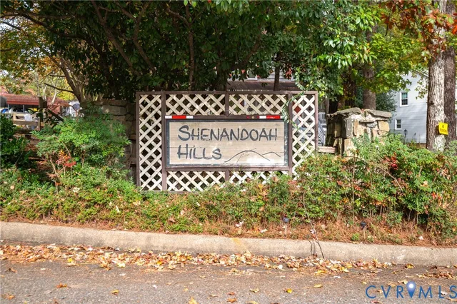 a sign on the side of a road