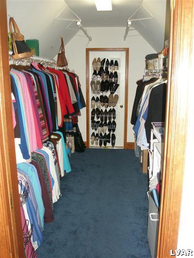 680 Clearfield Road Nazareth, PA 18064 - Photo 13 of 30 a view of walk in closet with clothes and shoes