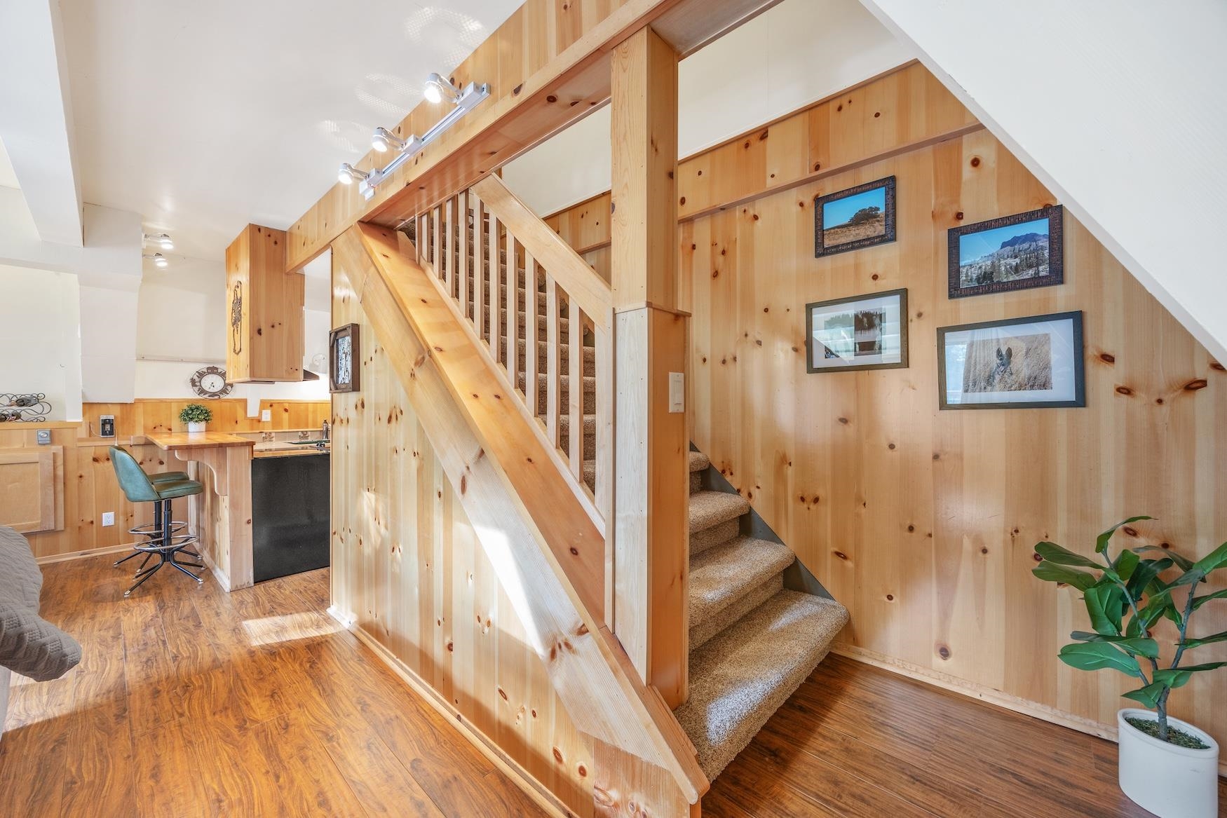 5262 Palisade Road Soda Springs, CA 95728 - Photo 14 of 24 a view of entryway and hall with wooden floor