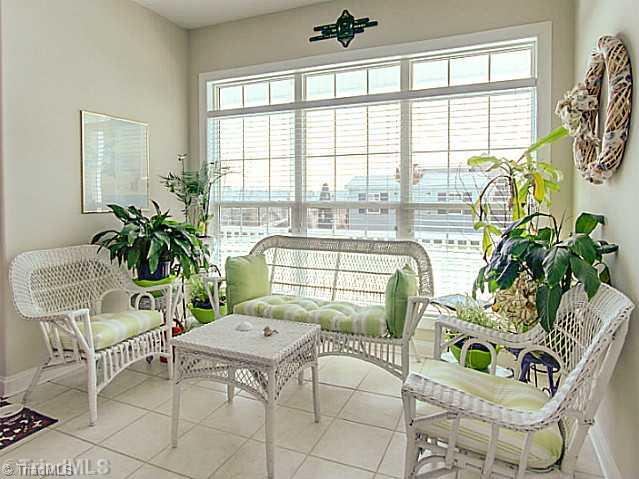 Breakfast. Cozy area to either relax or have a breakfast nook.