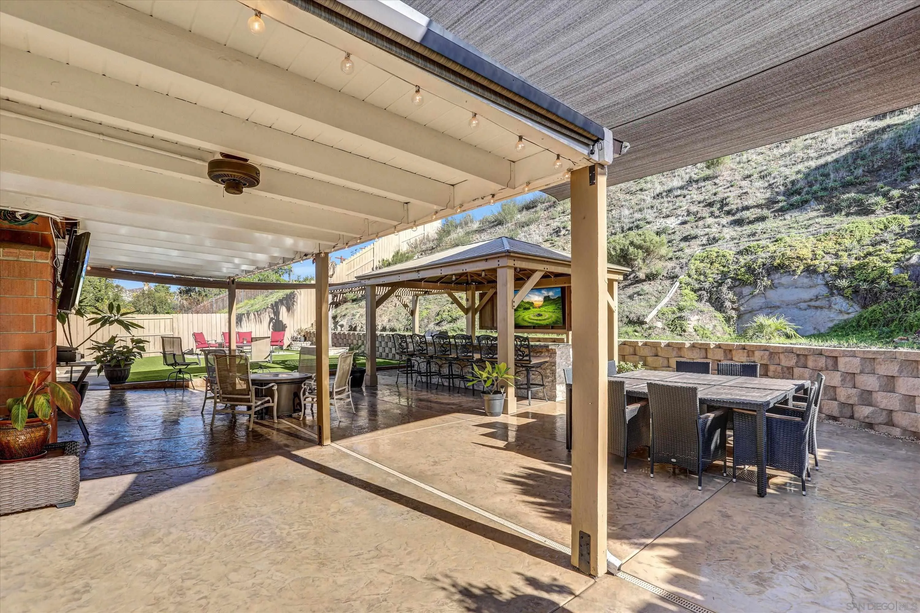9448 Palomino Ridge Drive Lakeside, CA 92040 - Photo 23 of 35 a view of a porch with furniture