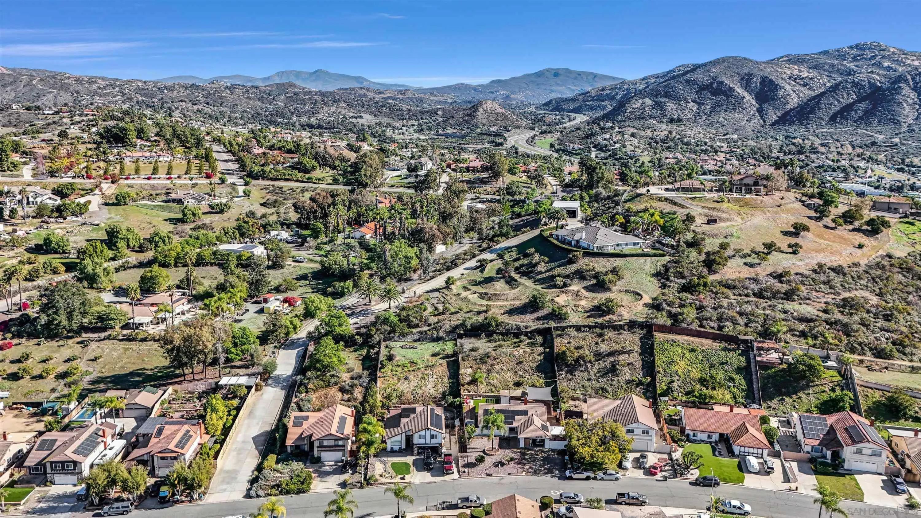 9448 Palomino Ridge Drive Lakeside, CA 92040 - Photo 28 of 35 an aerial view of a city