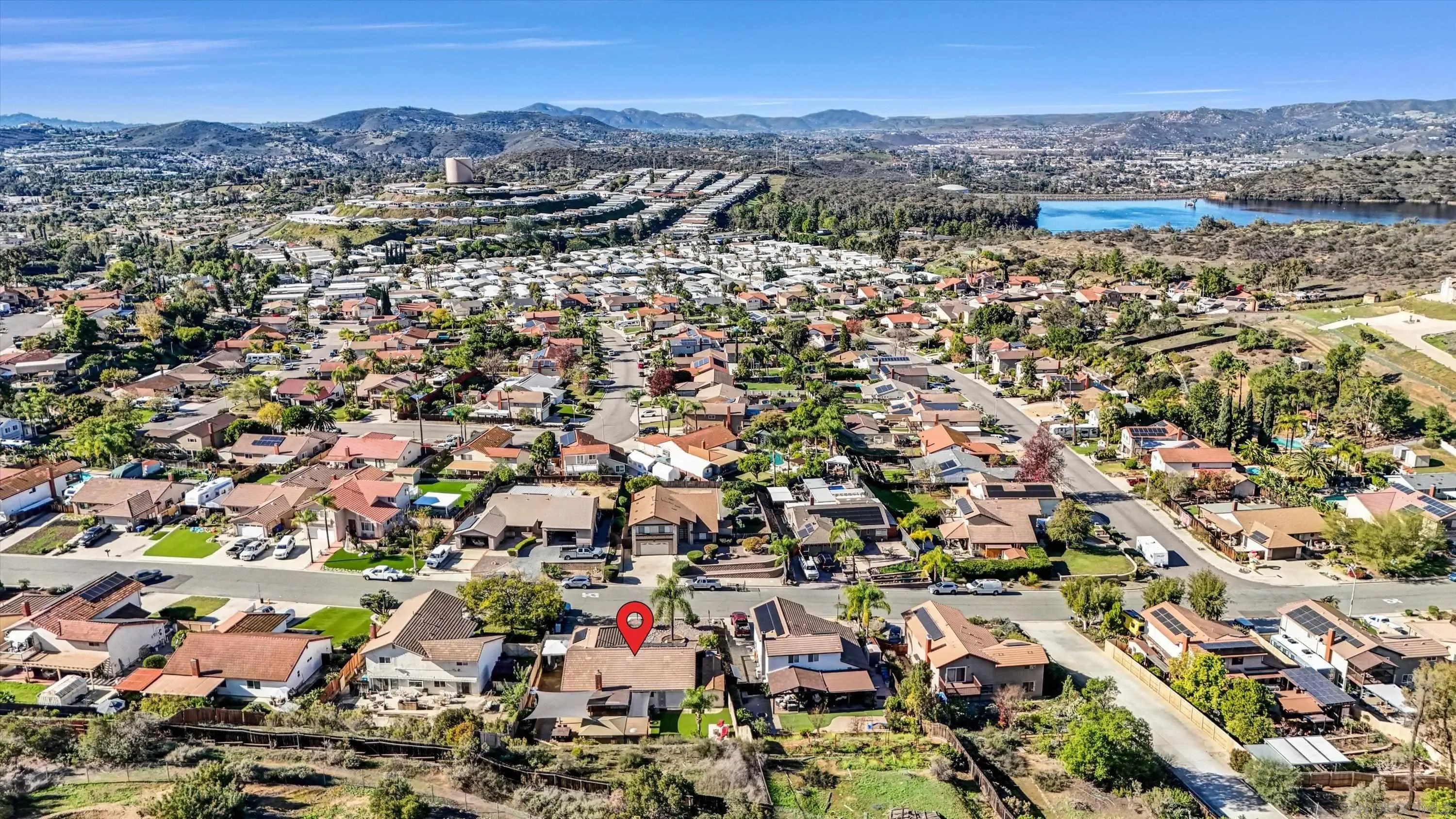 9448 Palomino Ridge Drive Lakeside, CA 92040 - Photo 35 of 35 an aerial view of a city