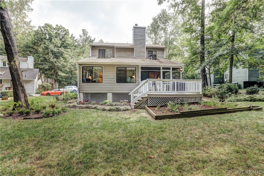 14117 Ridge Creek Road Midlothian, VA 23112 - Photo 23 of 24 a front view of house with yard and green space