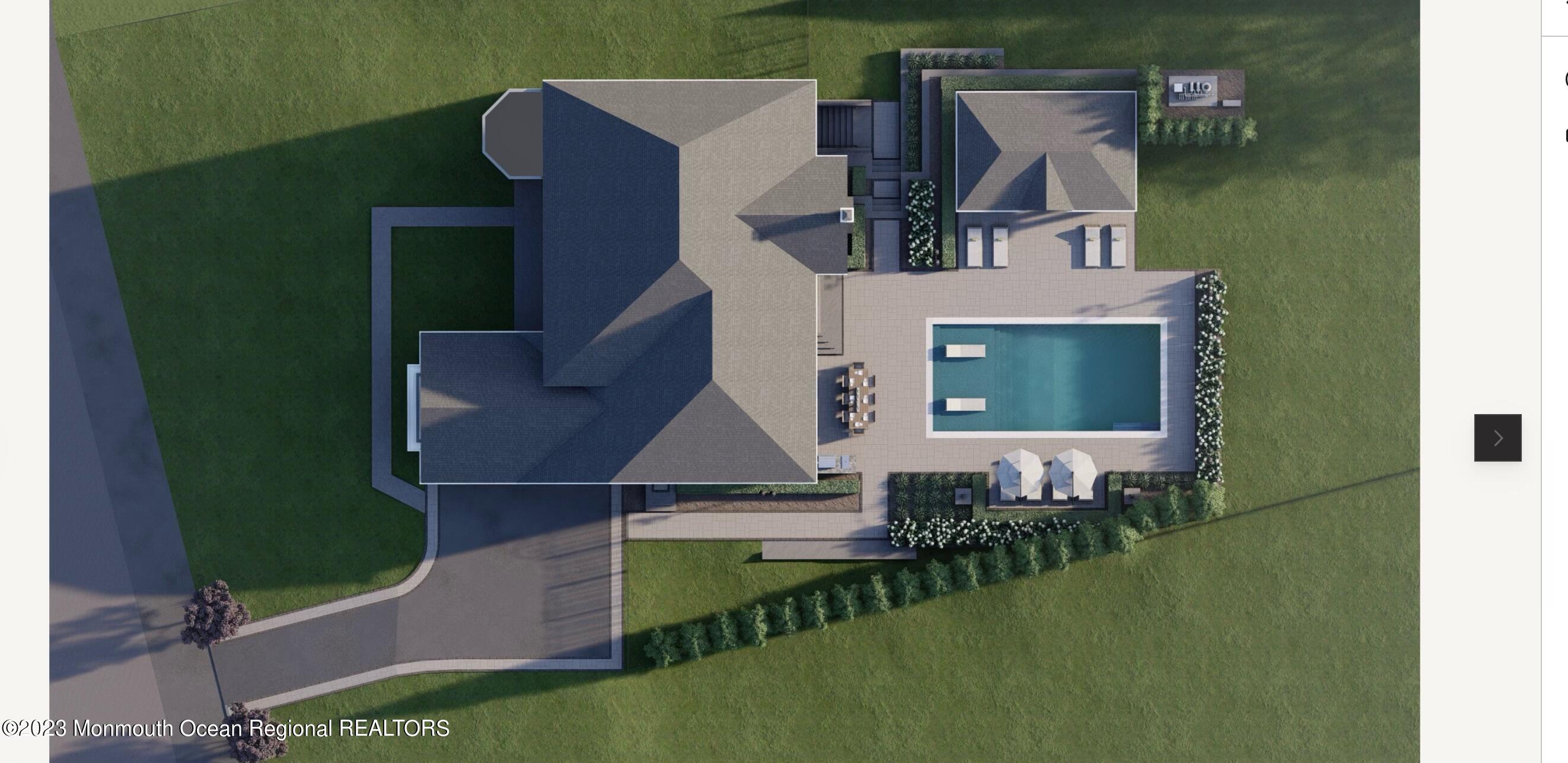 5 Strathmore Road Lincroft, NJ 07738 - Photo 42 of 46 Rendering - Potential Pavilion Aerial