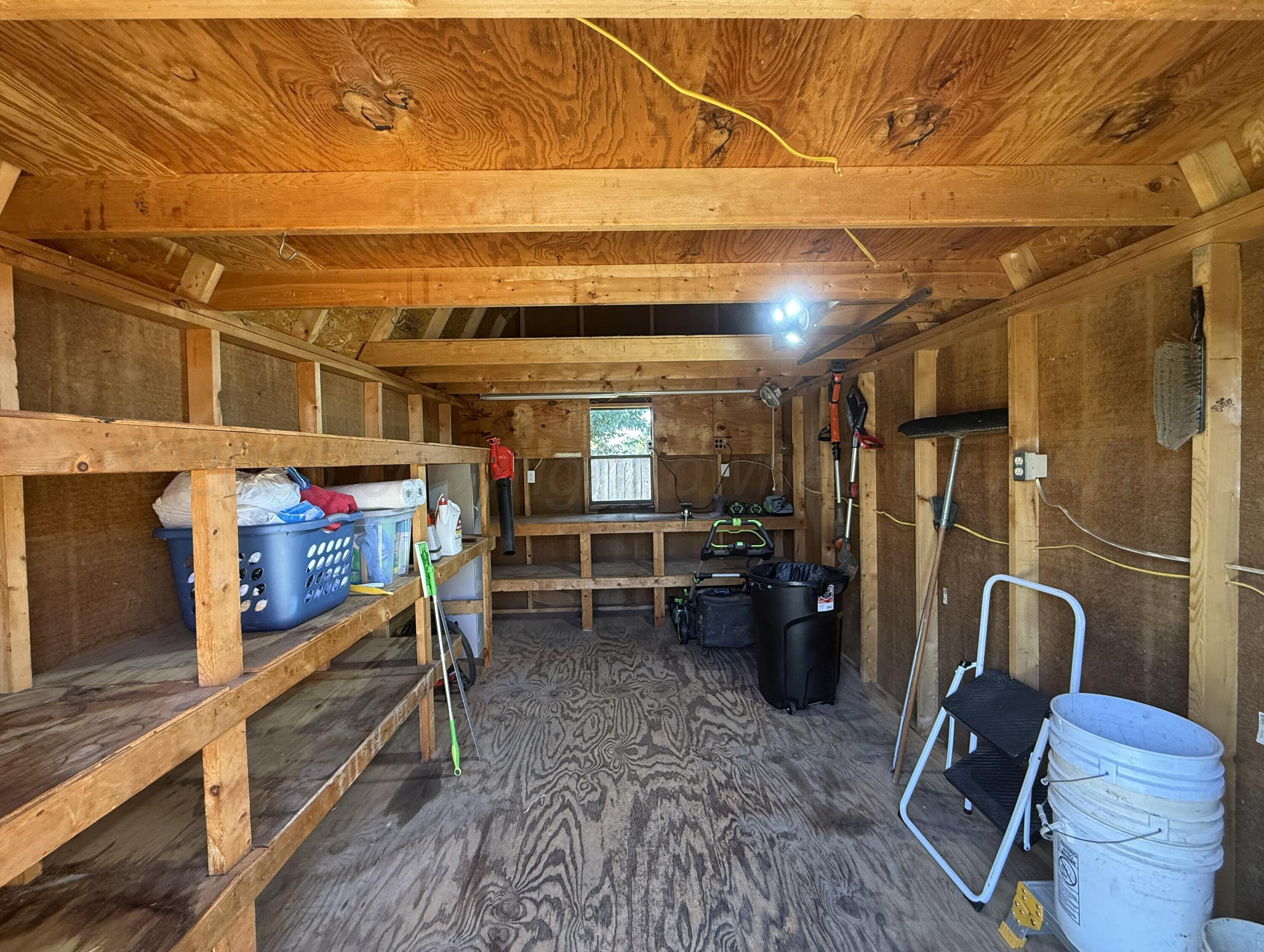 1525 North Nelson Street Pampa, TX 79065 - Photo 13 of 15 a view of storage and utility room