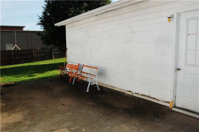 2231 Stokes Road Clarksville, TN 37043 - Photo 14 of 16 Concrete Patio on the Back Looks out over the Backyard and is the Perfect Place to sit and Relax