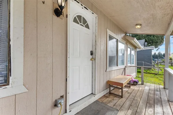 front view of house with a porch