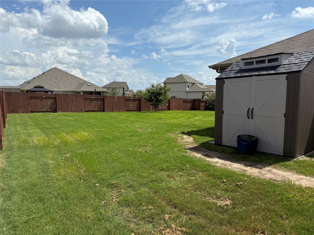 300 Colthorpe Lane Hutto, TX 78634 - Photo 34 of 36 a view of a backyard of the house