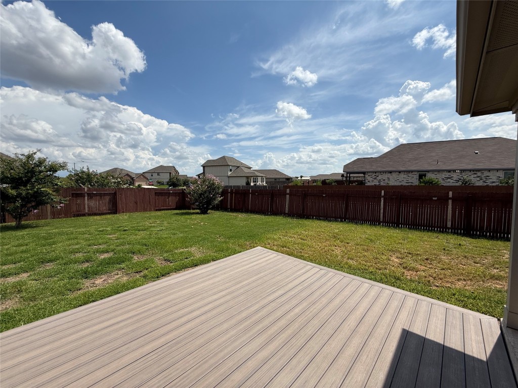 300 Colthorpe Lane Hutto, TX 78634 - Photo 36 of 36 a view of a backyard with a garden