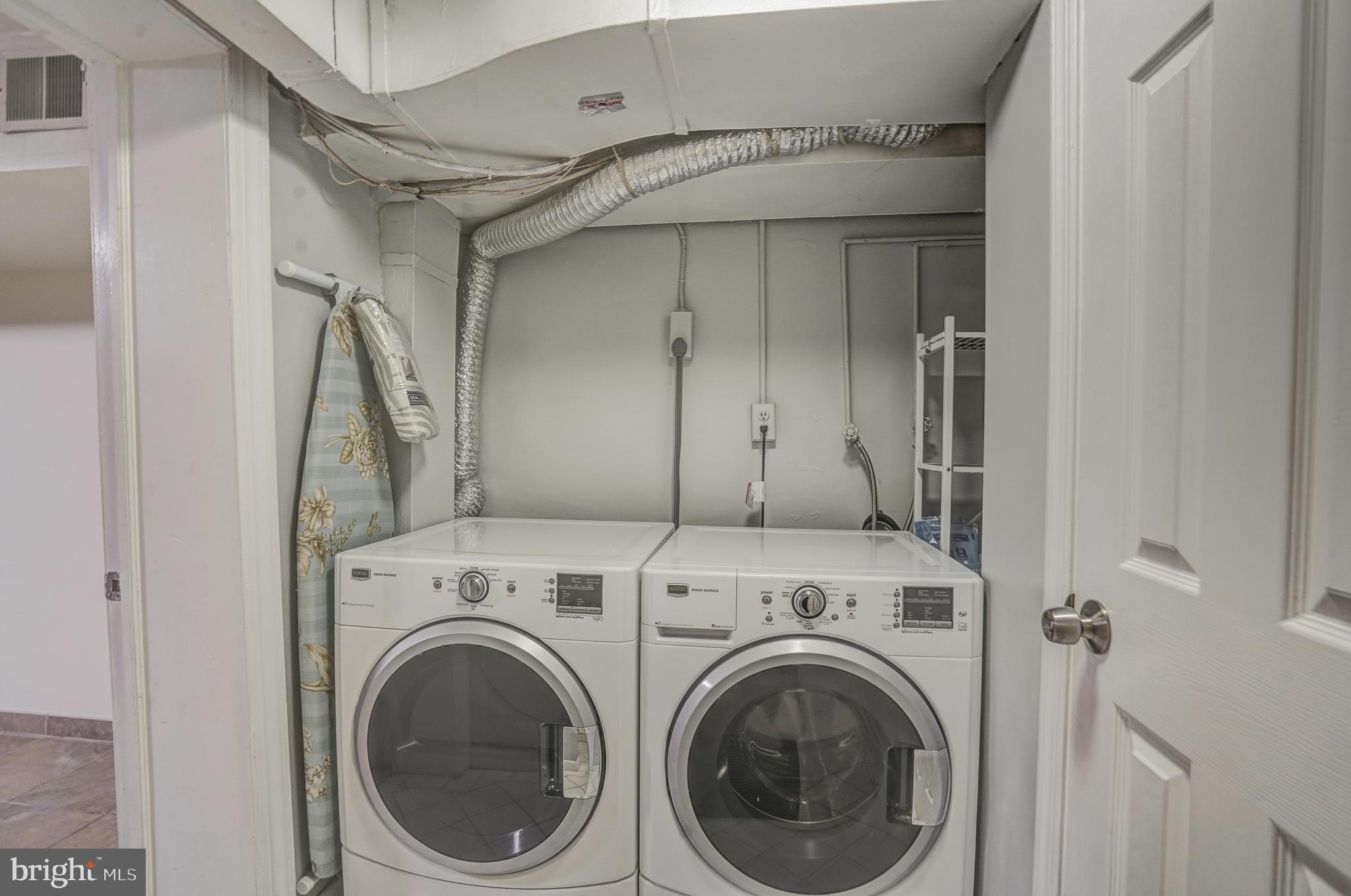 1025 30th Street Northwest Washington, DC 20007 - Photo 25 of 35 Full-size laundry in basement