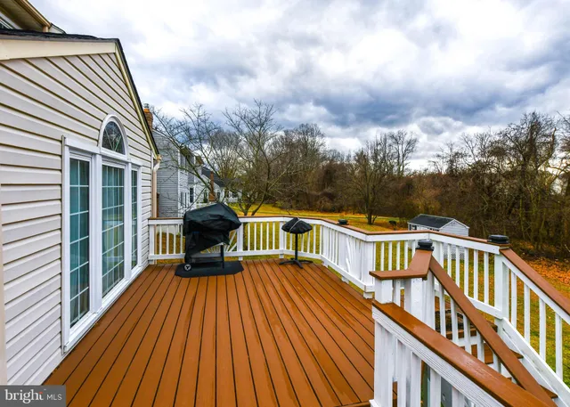 a view of a house with a deck