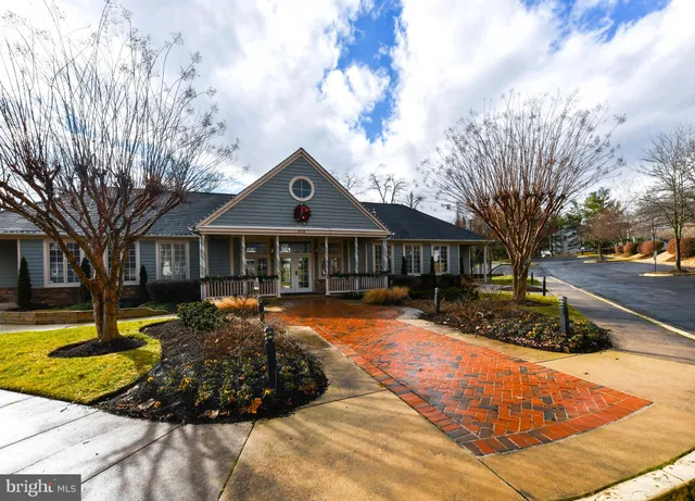a front view of a house with yard patio and tree