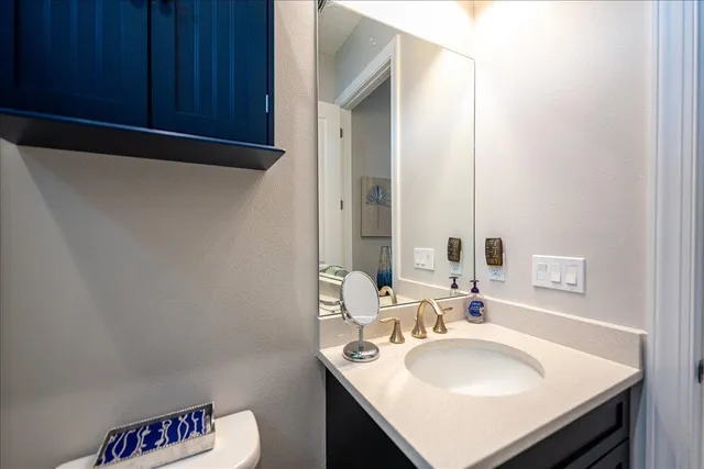 a workspace with furniture