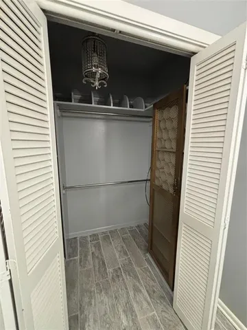 a view of closet