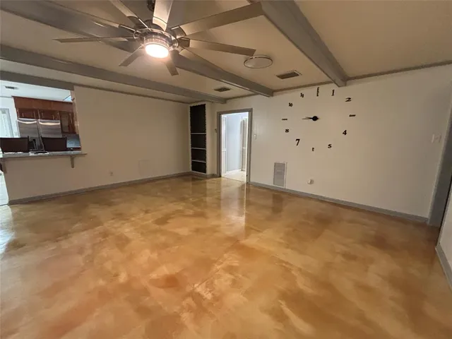 a view of an empty room