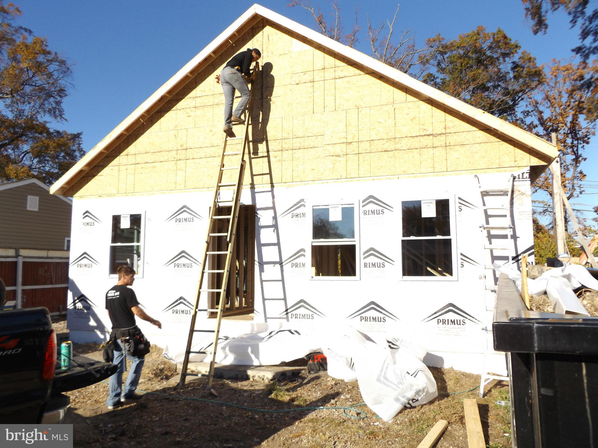 7 Wilbur Road Essex, MD 21221 - Photo 25 of 25 Finalizing Exterior Framing