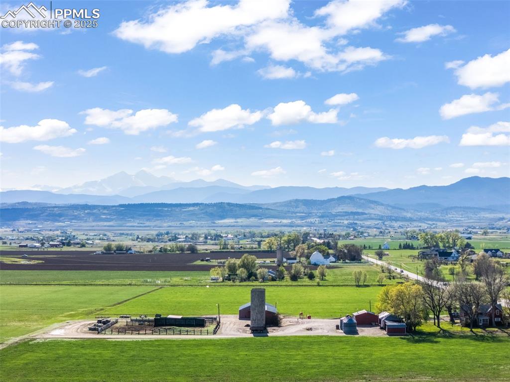 1805 West County Road 8 Berthoud, CO 80513 - Photo 12 of 48 a view of a city with mountains in the background