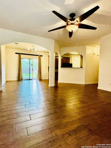 a view of a livingroom with a fireplace