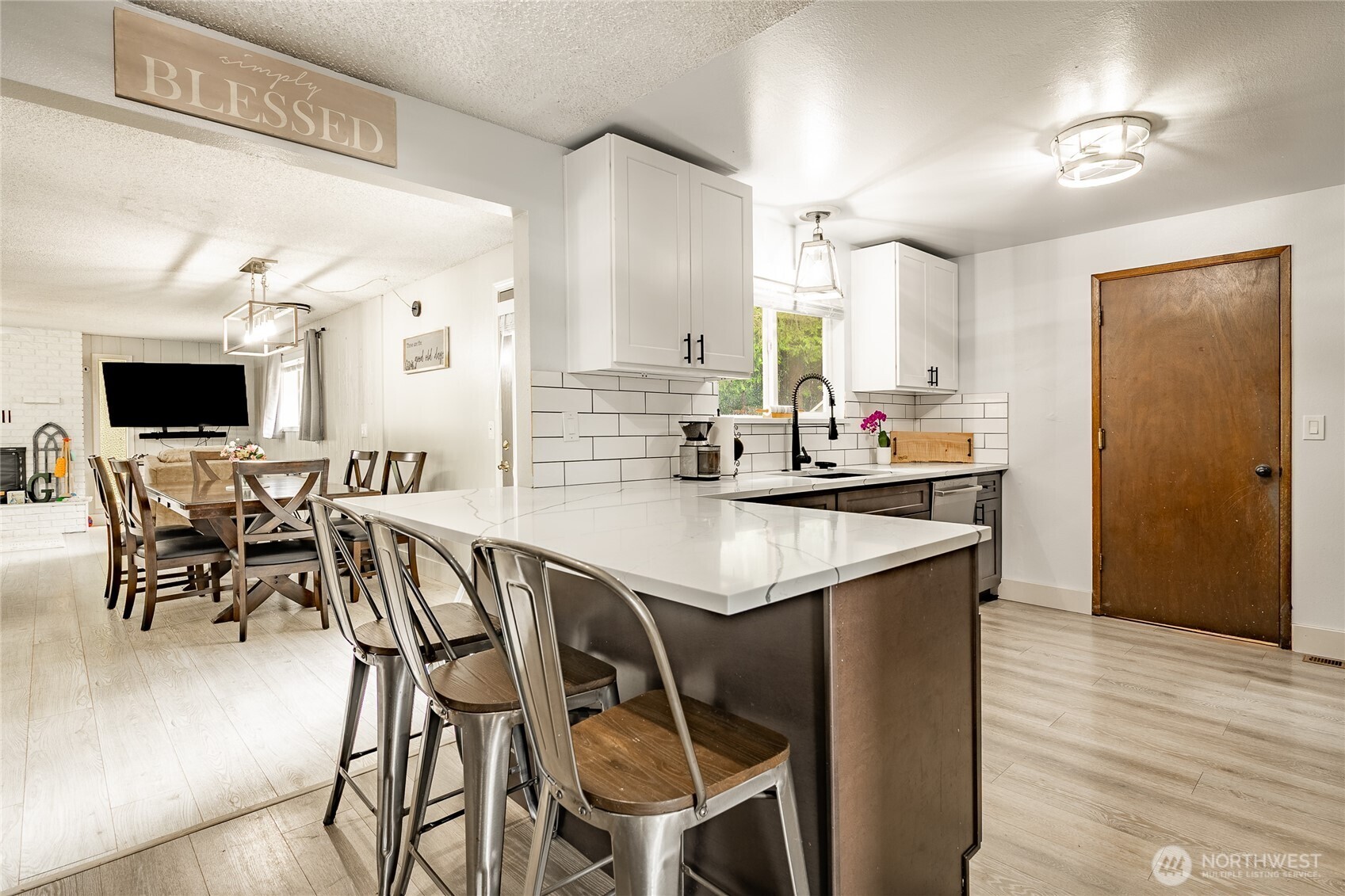 2433 Loomis Trail Road Custer, WA 98240 - Photo 11 of 31 a kitchen with a table and chairs