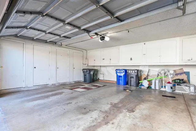 a view of a storage in a room