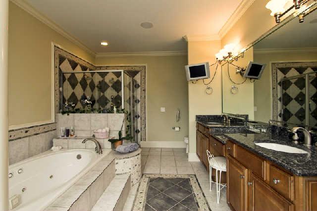 2210 Skinner Road Arrington, TN 37014 - Photo 16 of 20 You can enjoy your own spa weekend at home in this luxurious master bath. Soak in the tub while watching your favorite movie or a quick shower with jets might be just what you need...Granite countertops, whirlpool tub...
