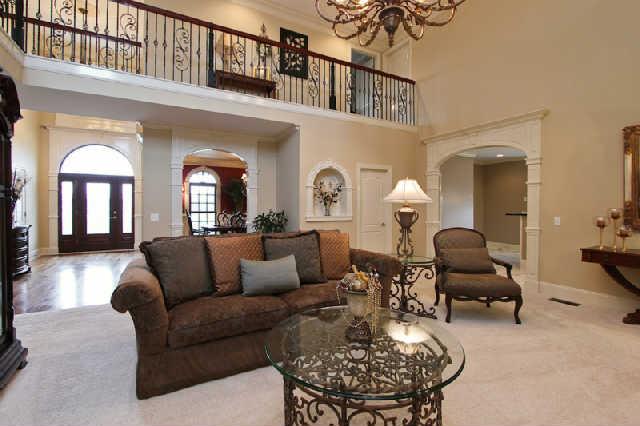2210 Skinner Road Arrington, TN 37014 - Photo 2 of 20 View of Formal living room space with fireplace and high ceilings.