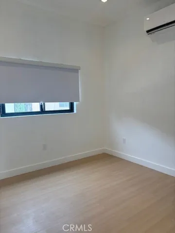 an empty room with an entryway