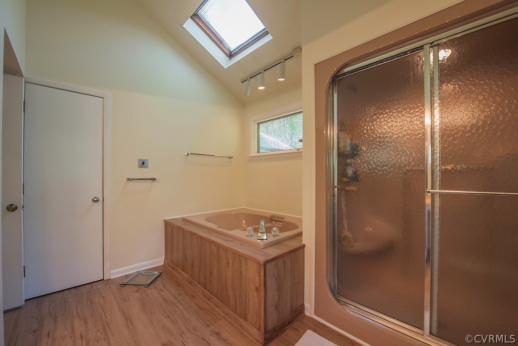 14200 Long Gate Road Midlothian, VA 23112 - Photo 19 of 27 a bathroom with a shower a sink and a mirror