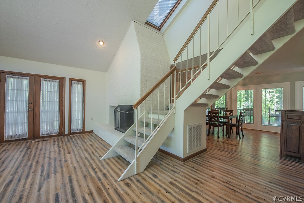 14200 Long Gate Road Midlothian, VA 23112 - Photo 8 of 27 a view of entryway and hall with wooden floor