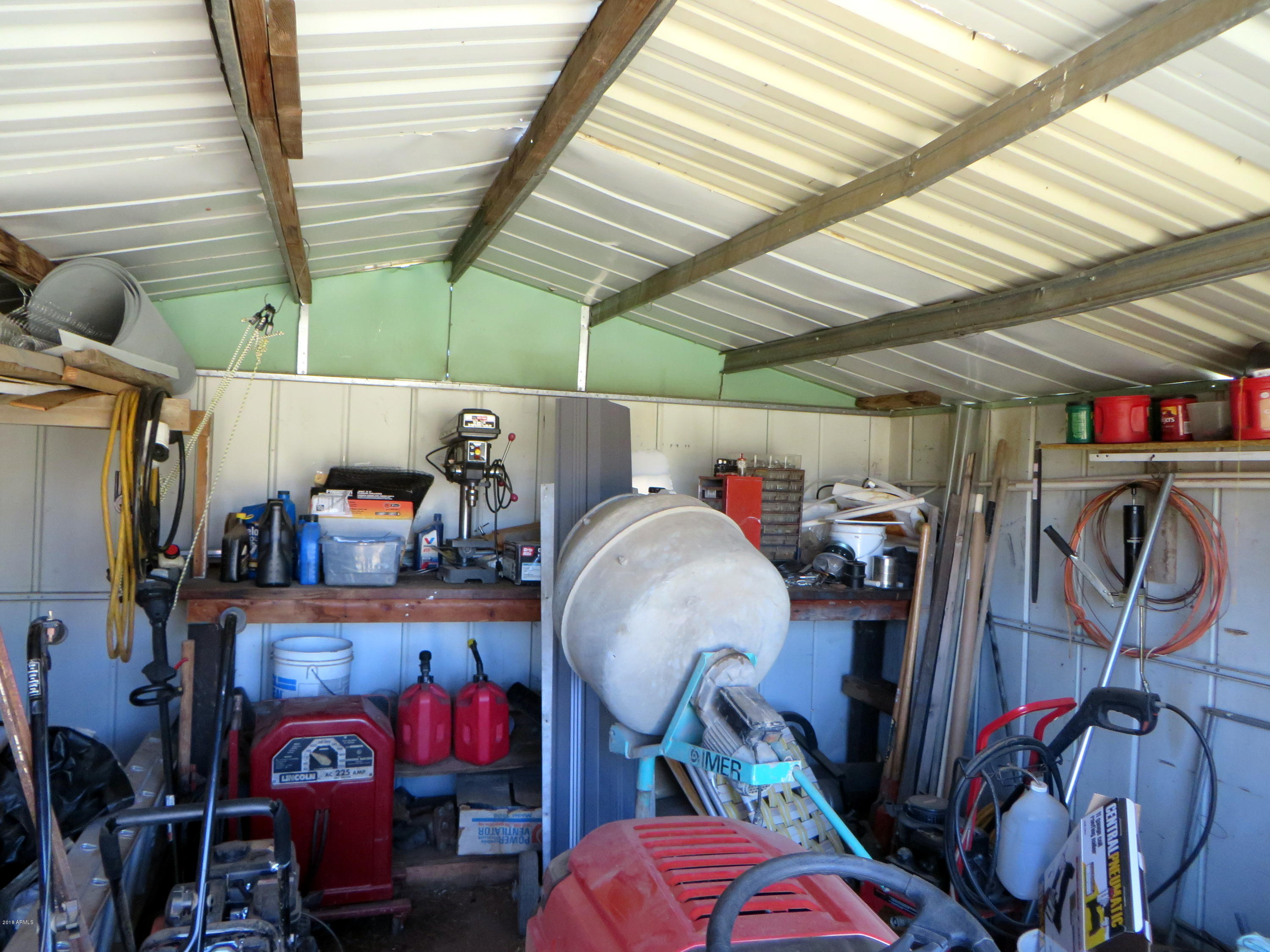 18631 Peeples Valley Road Peeples Valley, AZ 86332 - Photo 33 of 45 Barn door storage shed