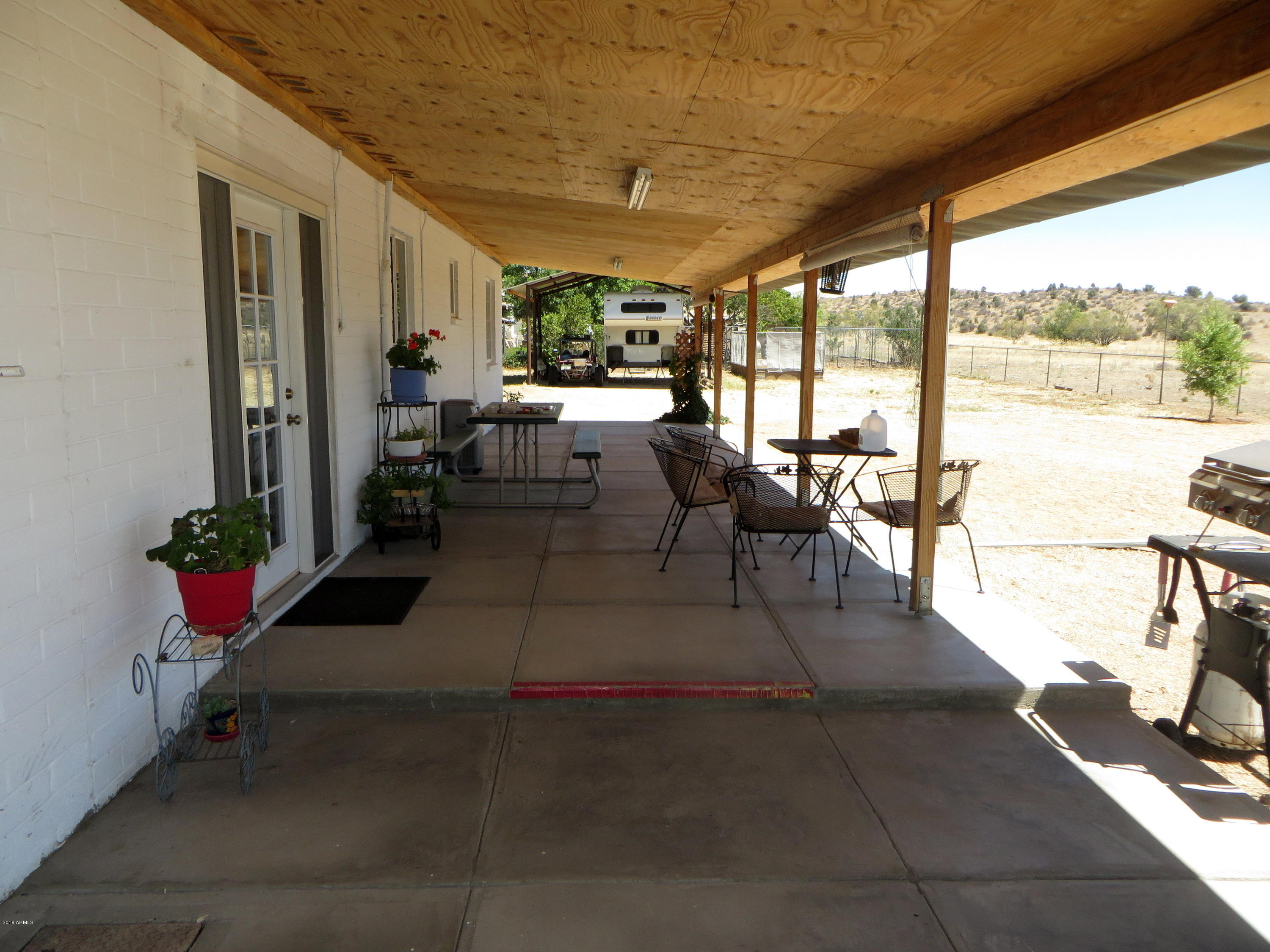 18631 Peeples Valley Road Peeples Valley, AZ 86332 - Photo 8 of 45 Private covered porch/patio