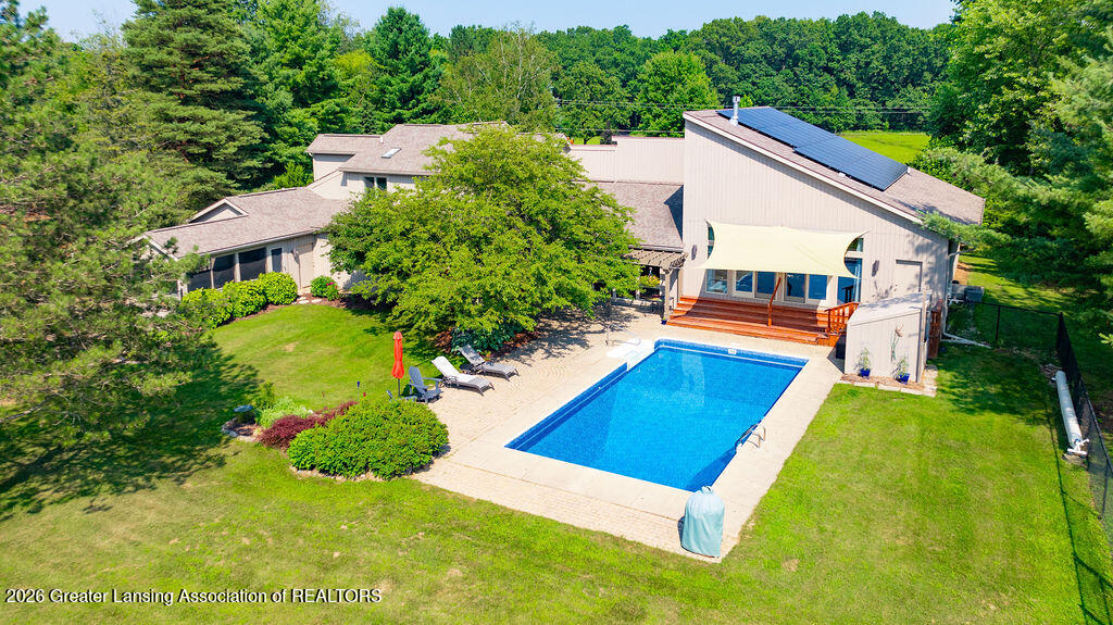5353 Barton Road Williamston, MI 48895 - Photo 2 of 88 5353 Barton. Rear View