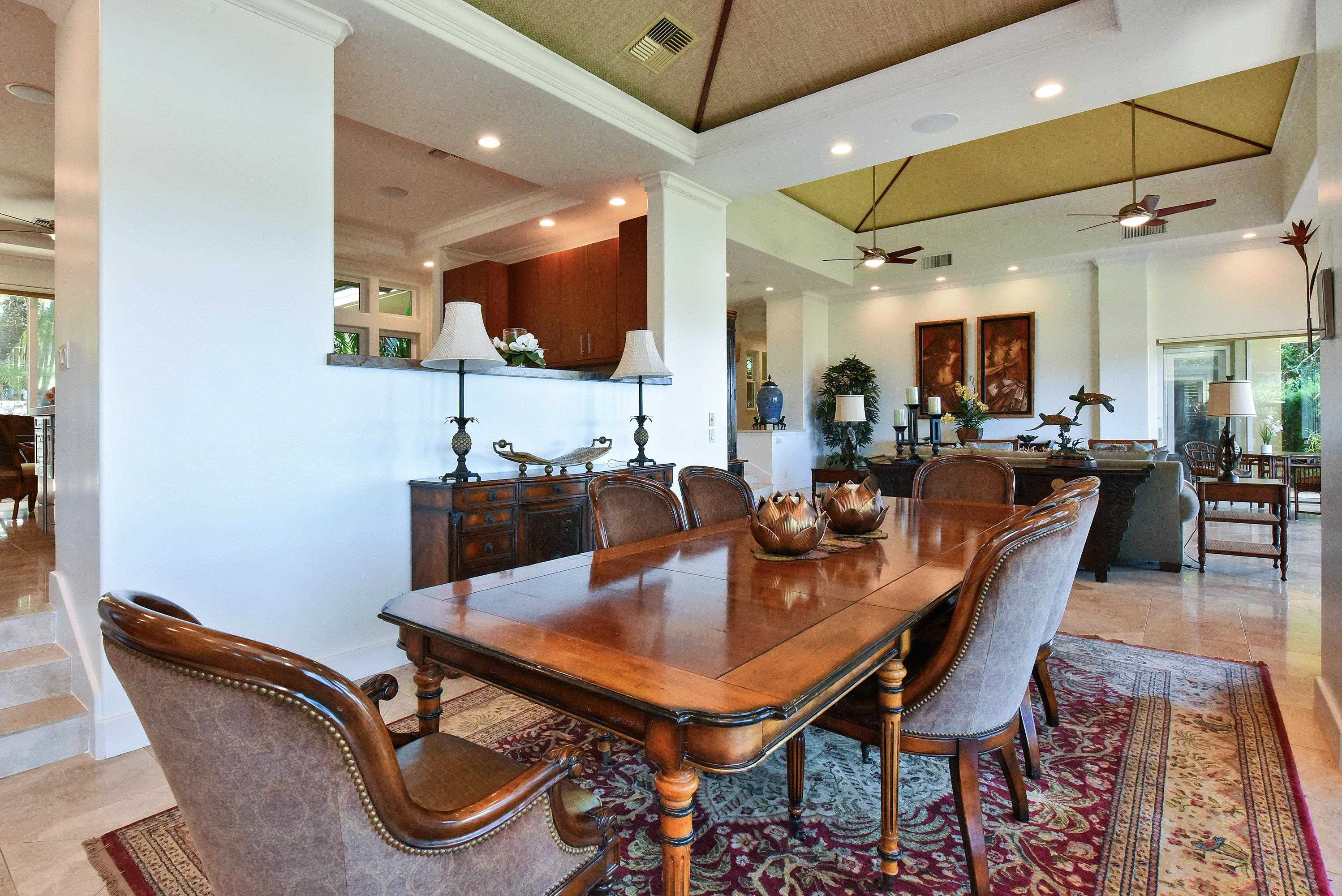 175 Ulukoa Place Lahaina, HI 96761 - Photo 16 of 50 a view of a dining room with furniture