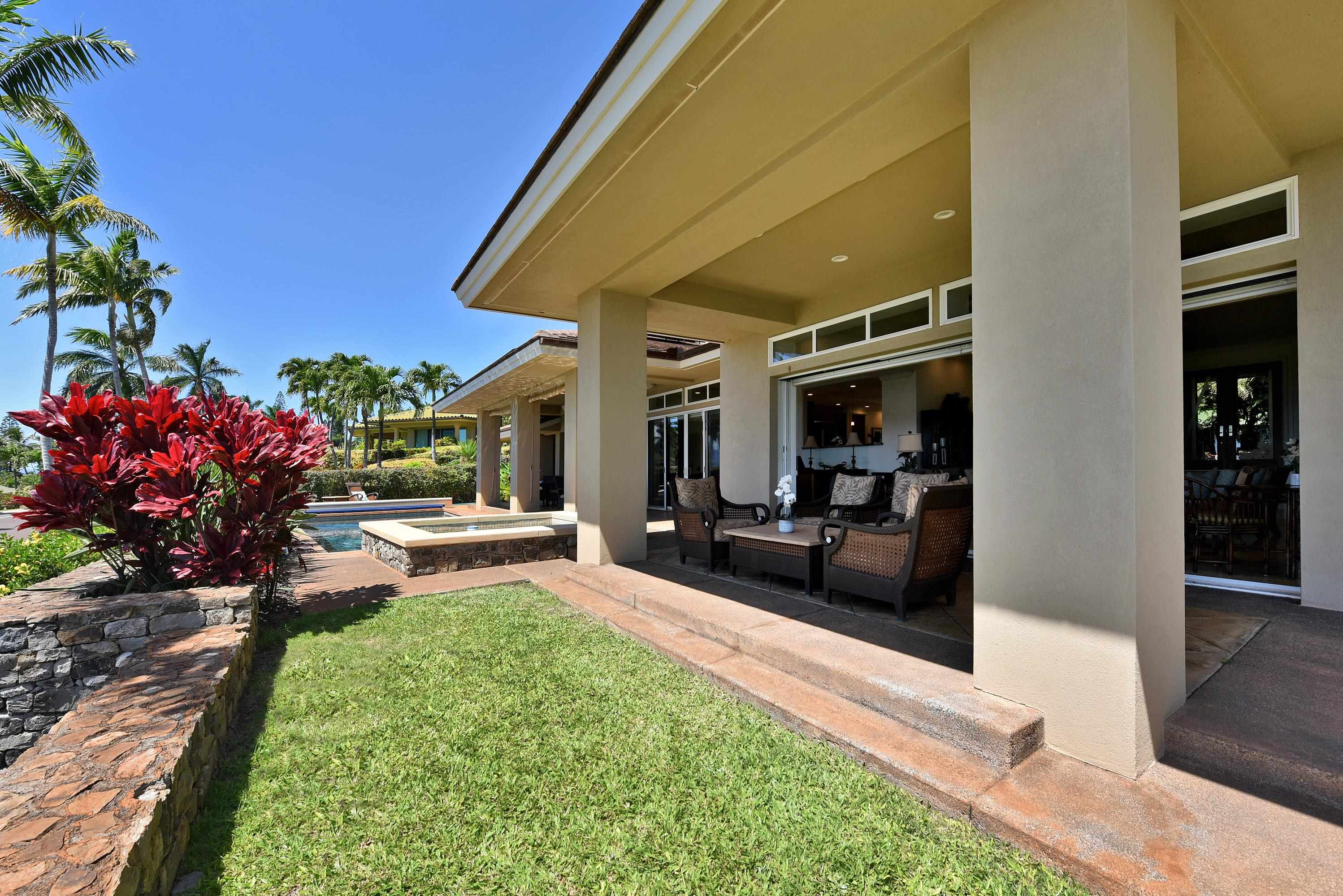 175 Ulukoa Place Lahaina, HI 96761 - Photo 39 of 50 a view of a house with backyard sitting area and garden