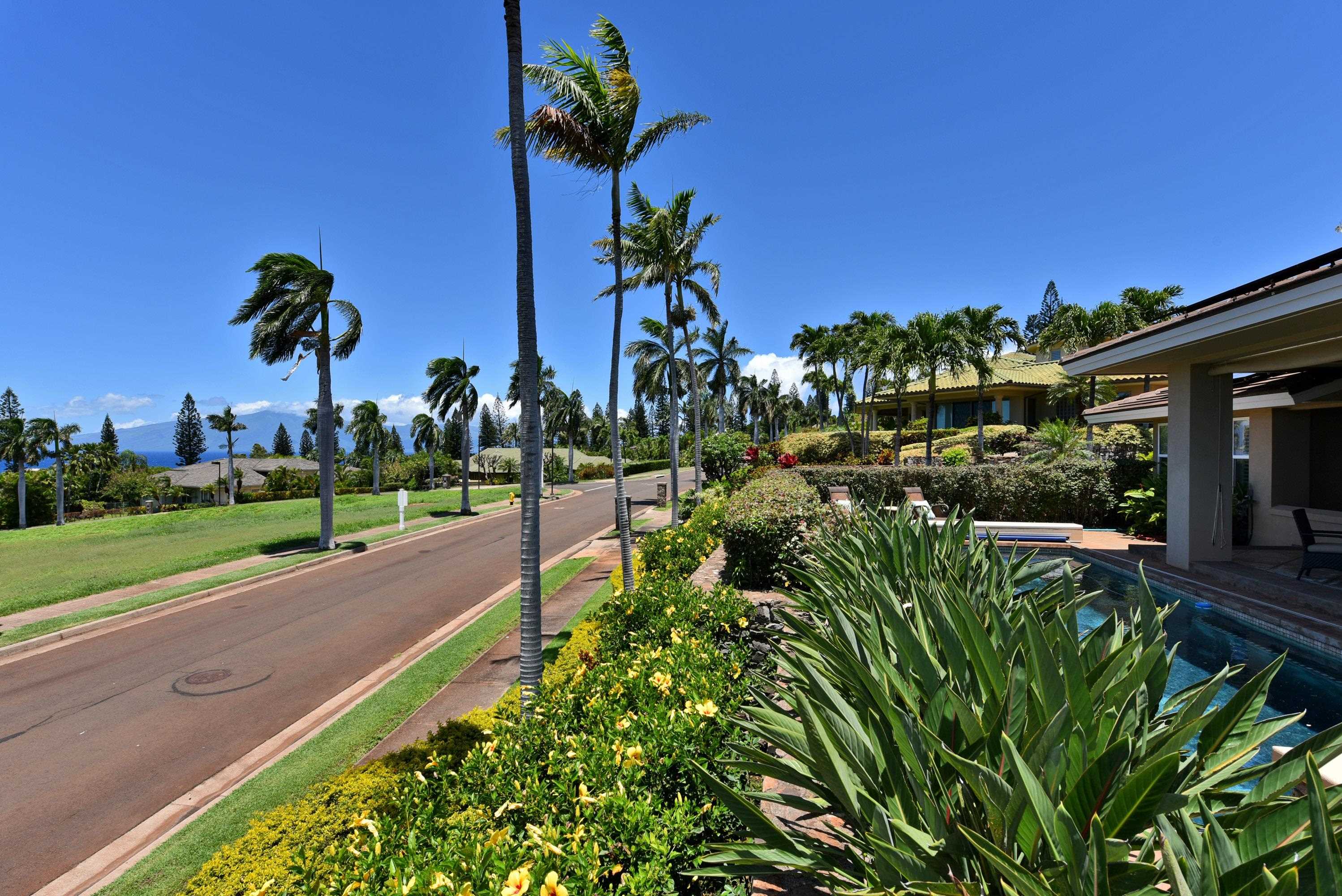 175 Ulukoa Place Lahaina, HI 96761 - Photo 45 of 50 a view of a garden with a building in the background