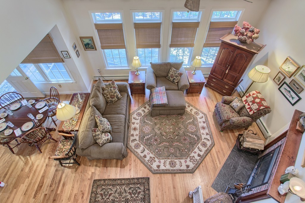 12 Meadow Road Beverly, MA 01915 - Photo 18 of 30 a living room with furniture and a fireplace