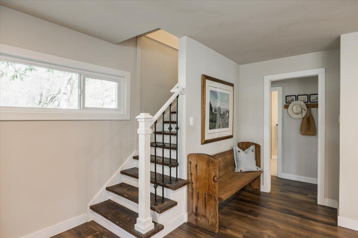 4963 Del Haven Road Placerville, CA 95667 - Photo 25 of 53 a view of a livingroom with furniture and stairs