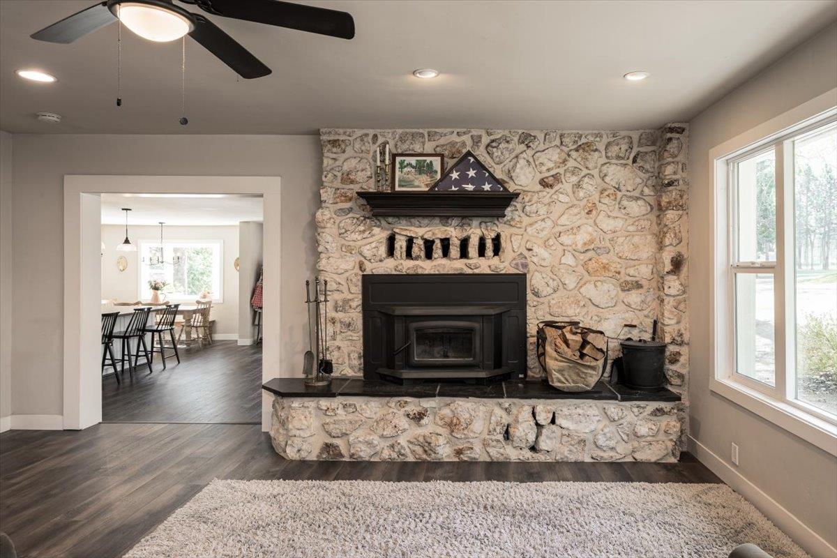 4963 Del Haven Road Placerville, CA 95667 - Photo 6 of 53 a living room with furniture and a fireplace