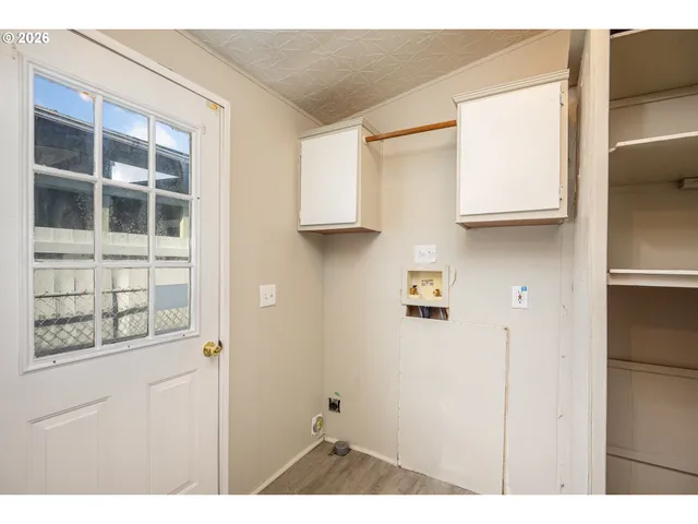 a view of cabinet with window