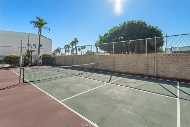 a view of a terrace with a garden
