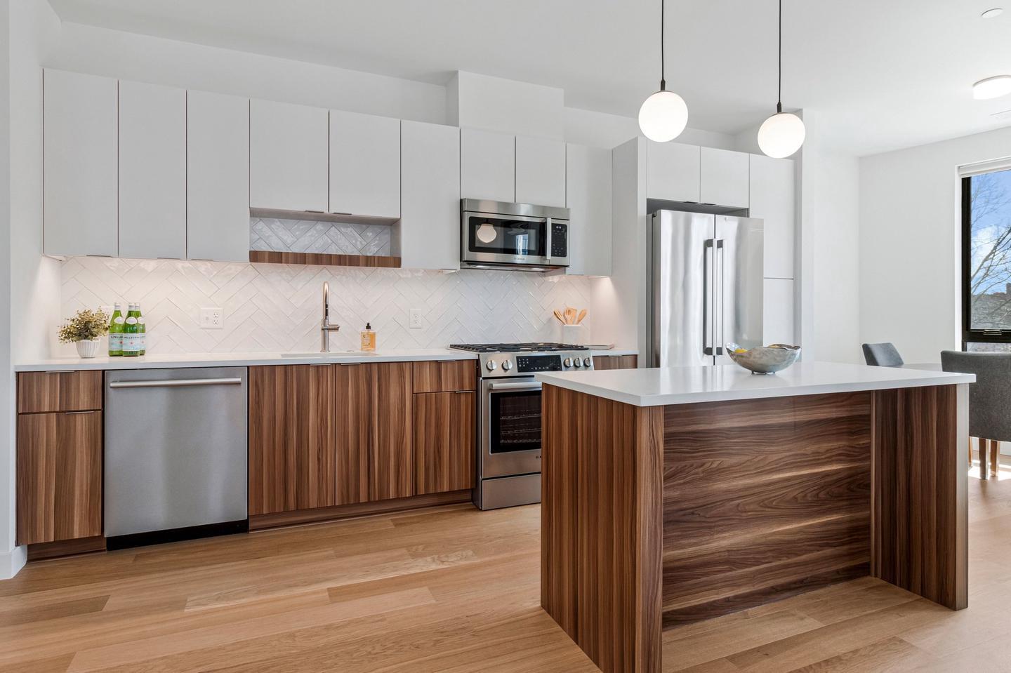 7175 12th Street Northwest, Unit 302 Washington, DC 20012 - Photo 3 of 54 Gourmet kitchen with breakfast bar