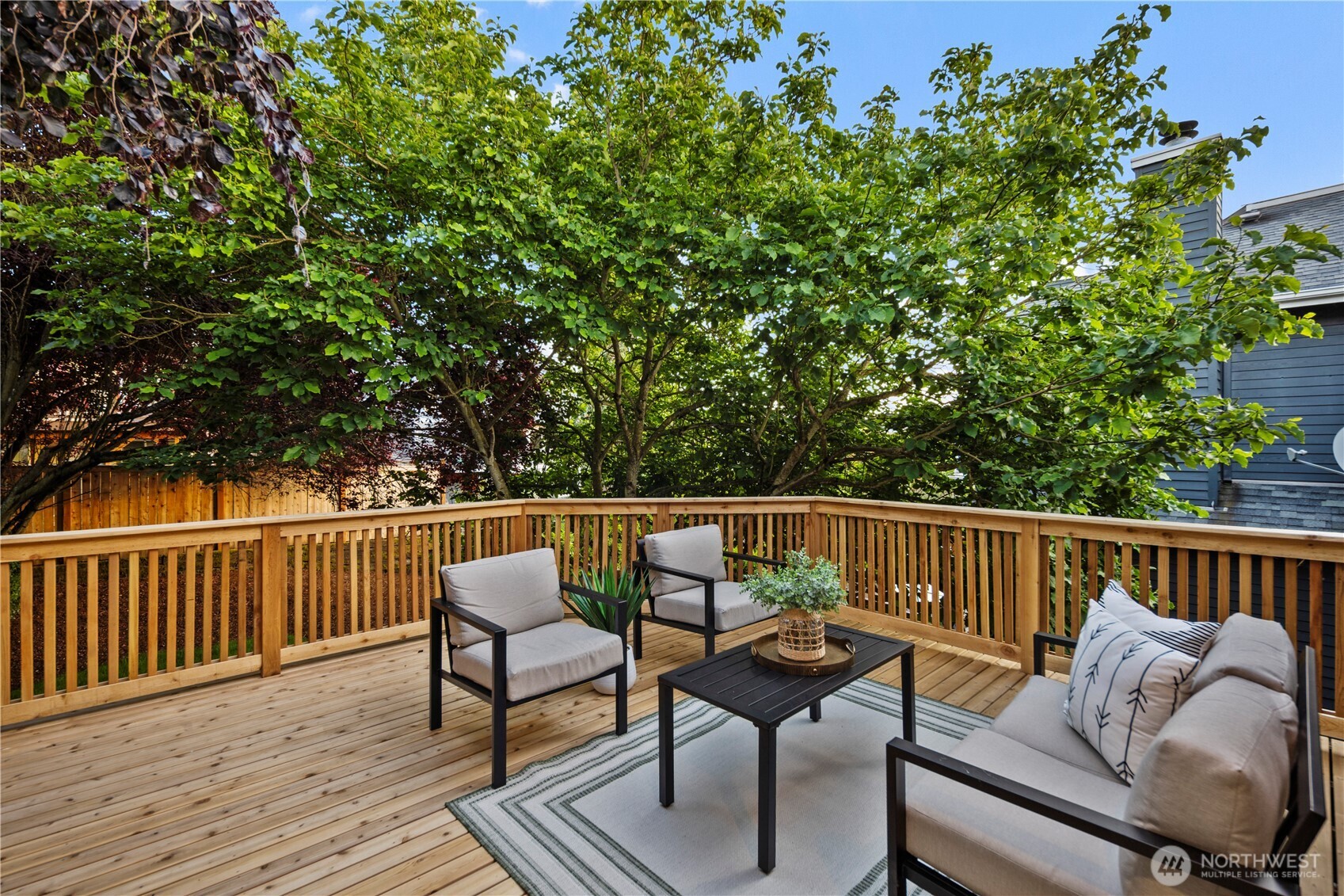1005 North 33rd Street Renton, WA 98056 - Photo 25 of 36 a view of a two chairs in the deck