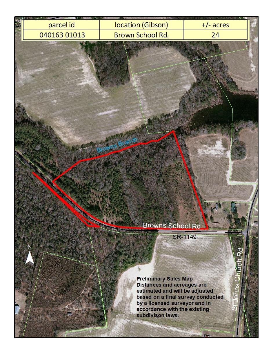 Tbd Tbd Browns School Road Gibson, NC 28343 - Photo 1 of 4 Aerial Map
