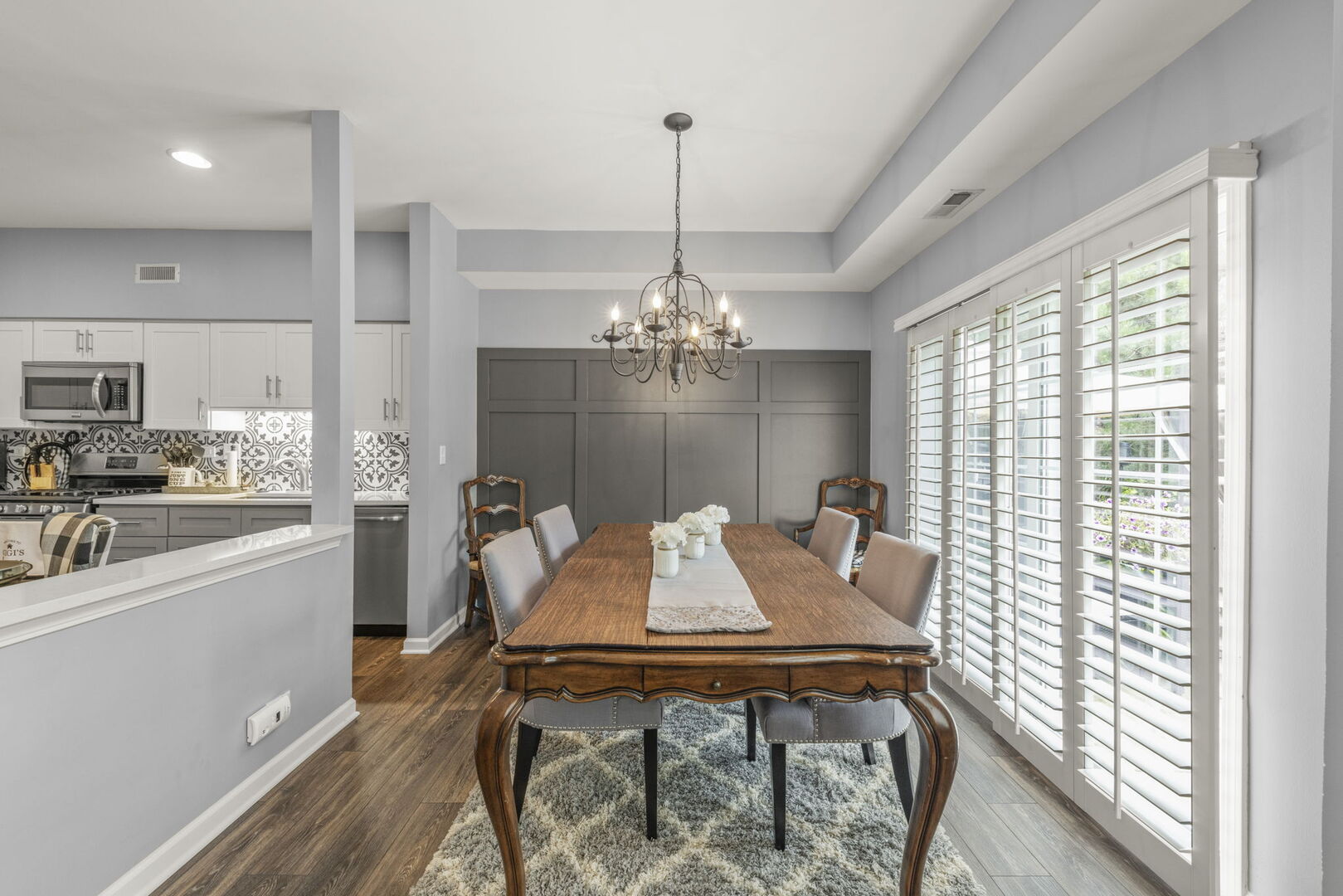2406 Georgetown Circle Aurora, IL 60503 - Photo 7 of 28 a view of a dining room with furniture window and outside view