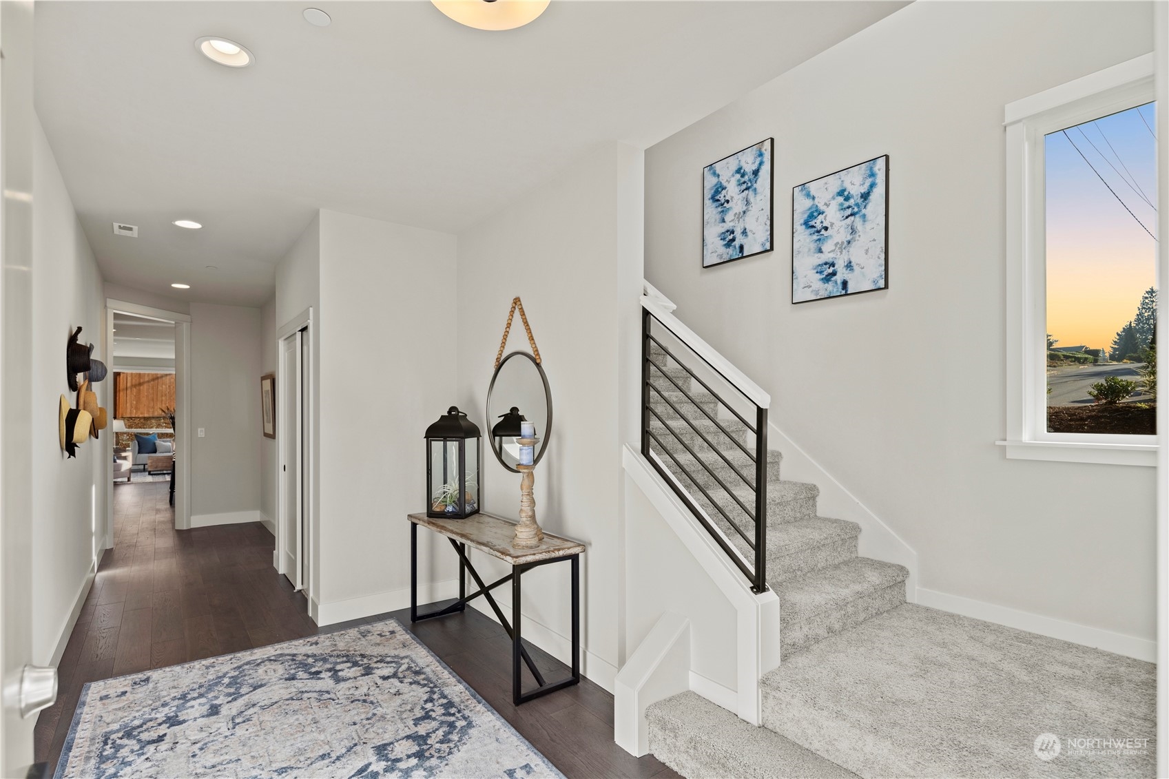 8711 240th Street Southwest Edmonds, WA 98026 - Photo 18 of 37 a view of entryway and hall with wooden floor